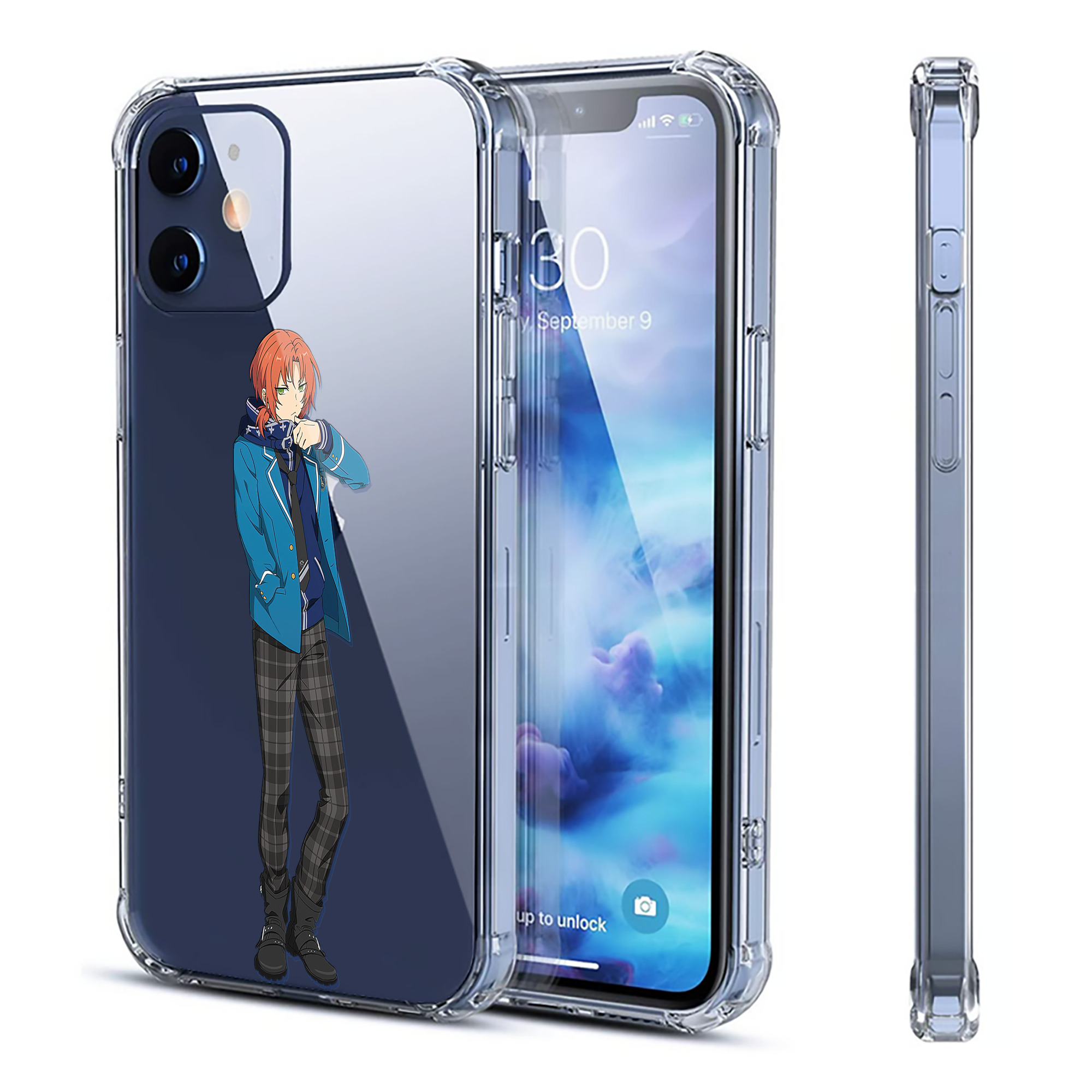 （画像用） あんさんぶるスターズ! Ensemble Stars 【iPhone 12シリーズ対応】透明スマホケース（クリアソフトケース）